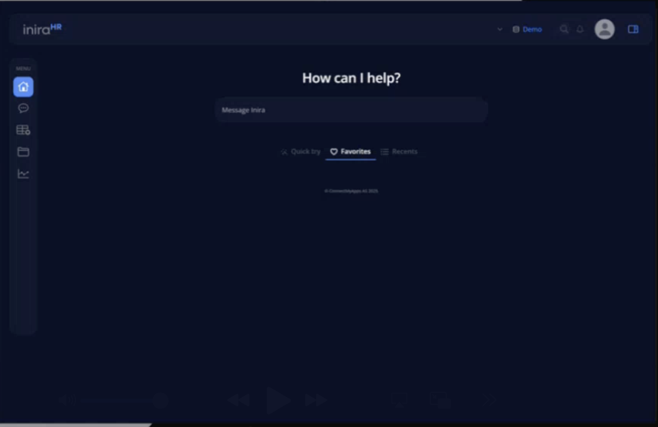 iniea.ai dashborad
